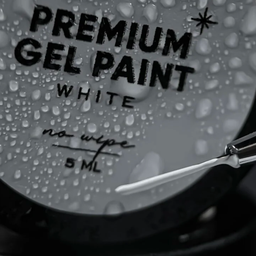 Знімок екрана 2025-06-29 152045 Гель-фарба біла БЕЗ липкого шару NAILS OF THE DAY White no wipe, 5 мл