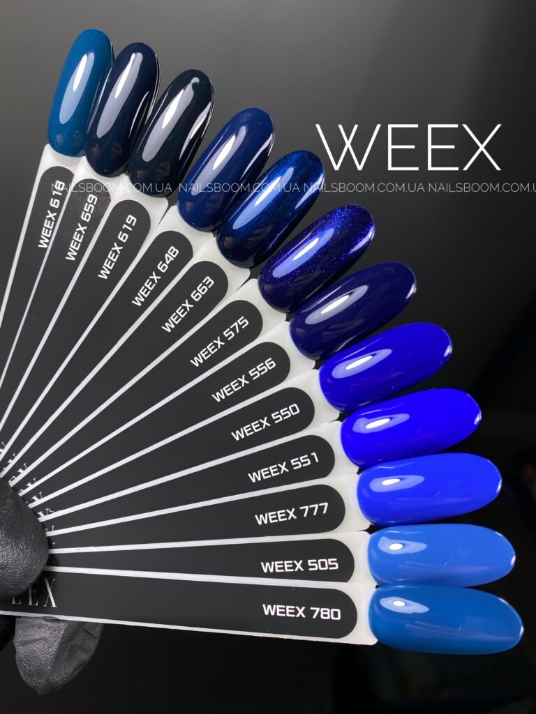 Гель-лак для нігтів WEEX 550, 11 мл