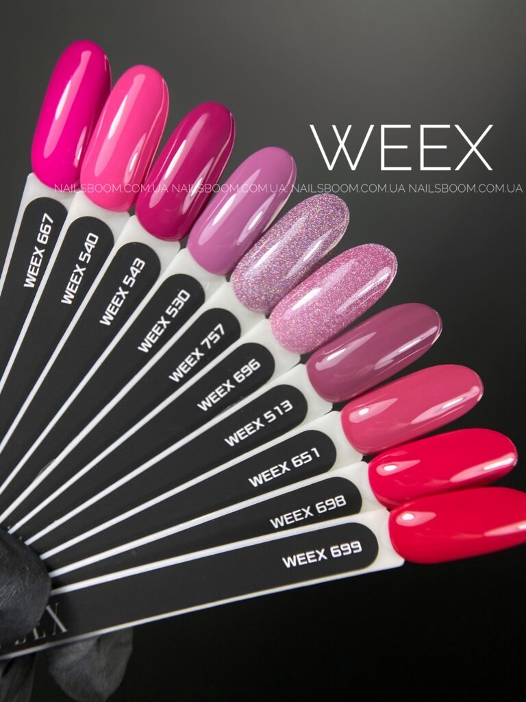 Гель-лак для нігтів WEEX 530, 11 мл