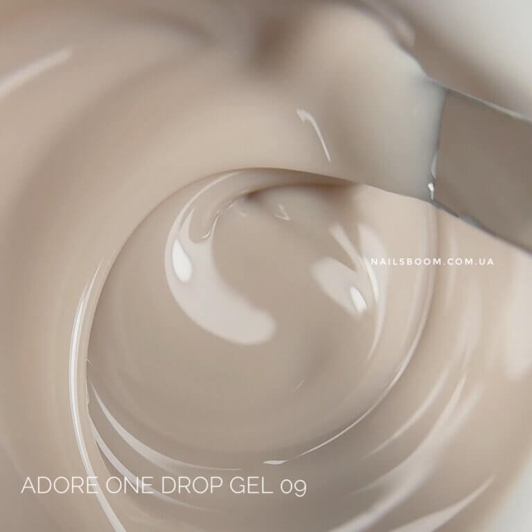 IMG_0364 Камуфлюючий гель ADORE PROFESSIONAL ONE DROP gel 09 - Milk Tea(наповнювач для помпи), 60 мл