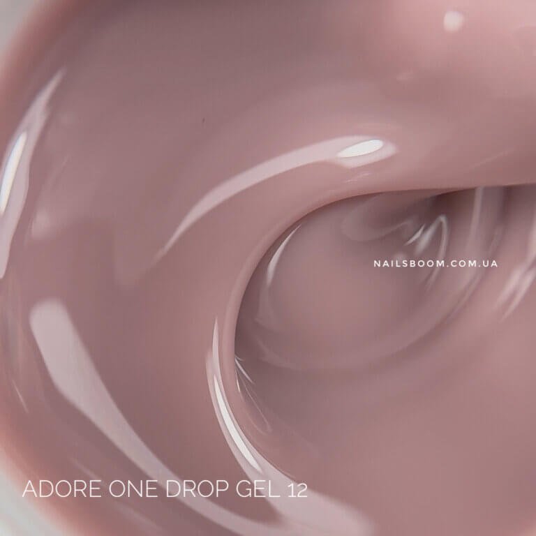 Камуфлюючий гель ADORE PROFESSIONAL ONE DROP gel 12 - Brandy Rose(наповнювач для помпи), 60 мл
