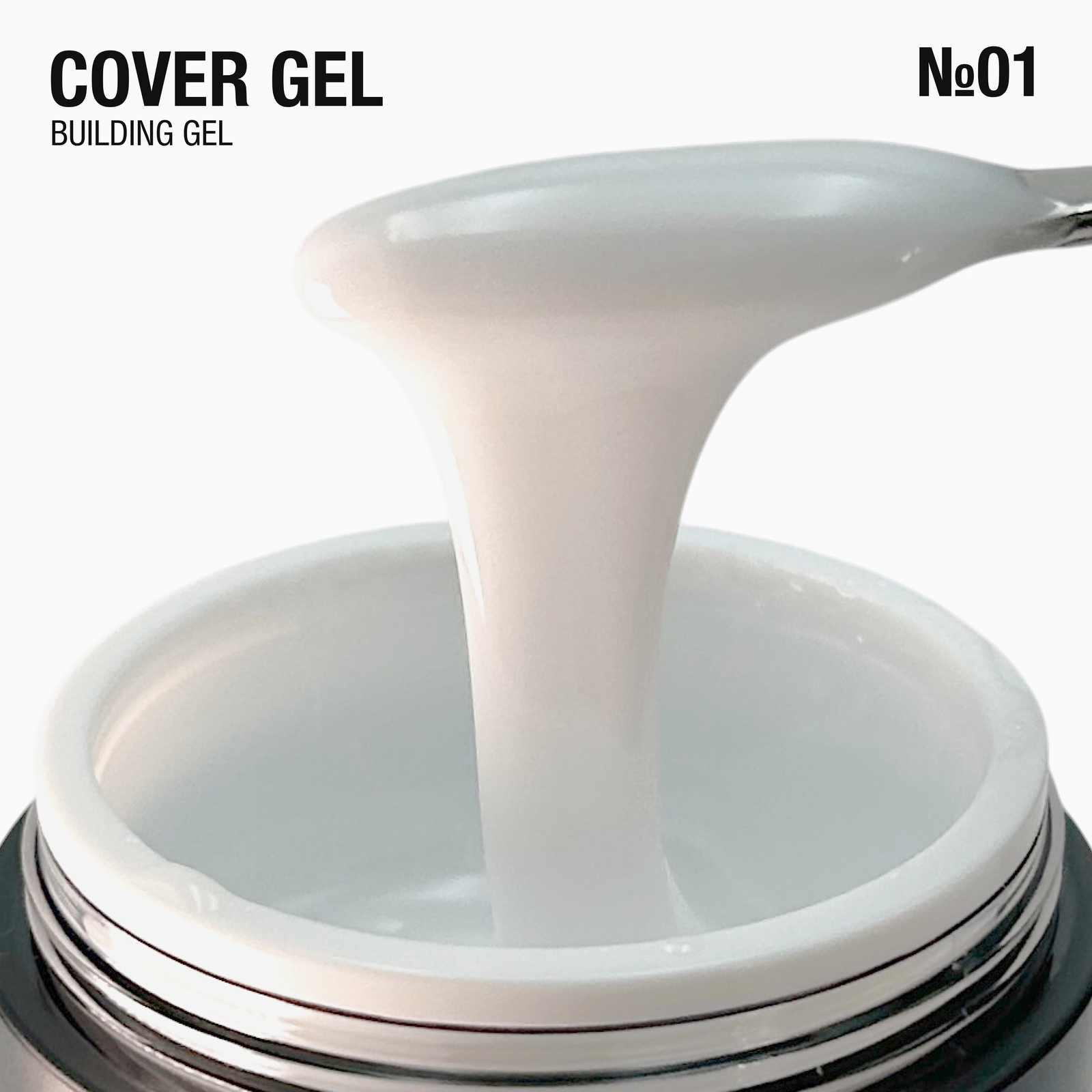 Камуфлюючий гель ADORE PROFESSIONAL Cover Gel 01, 30 мл (молочний гель)