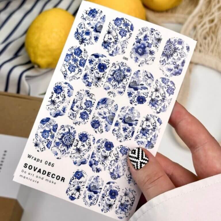 Плівка для манікюру SOVA Decor 086