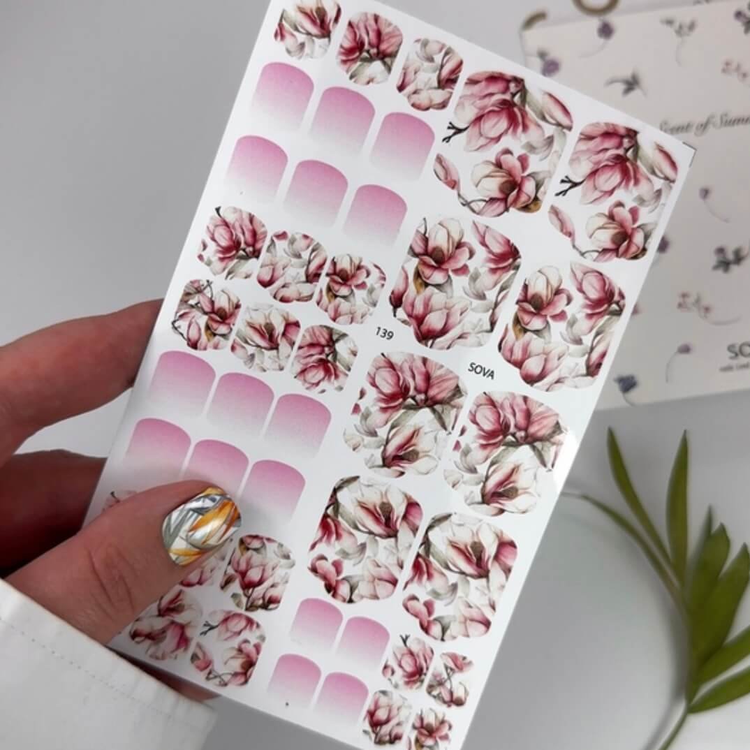 Плівка для педикюру SOVA Decor 139