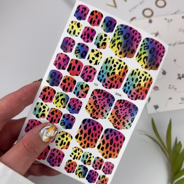 Плівка для педикюру SOVA Decor 153