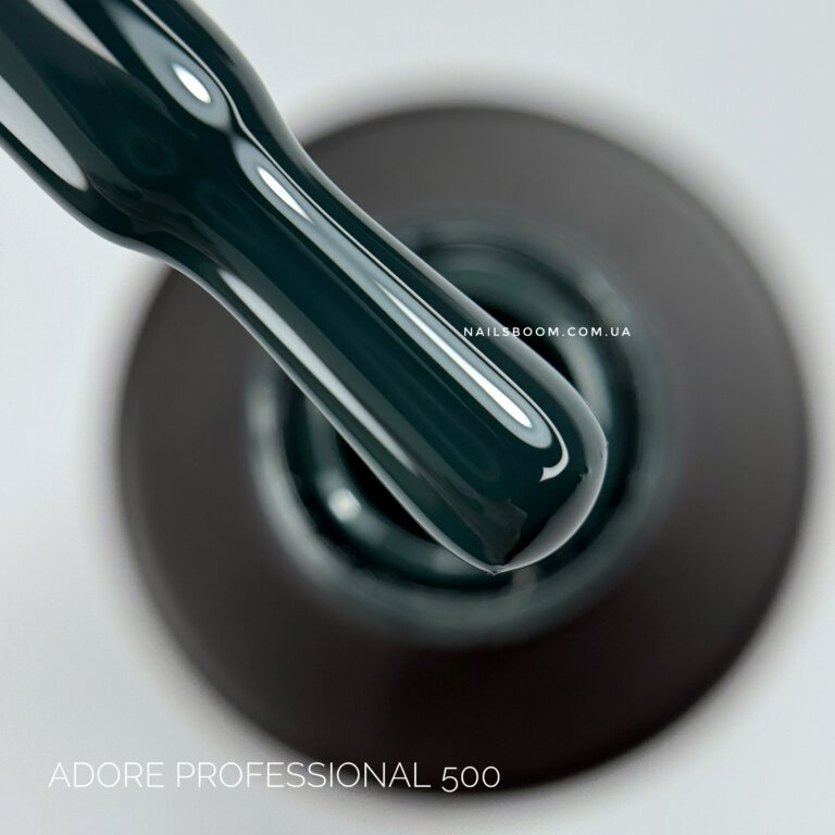 Гель-лак ADORE  PROFESSIONAL 500 green black, 12 мл