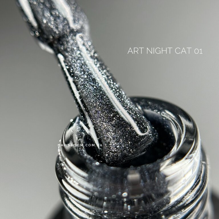 Світловідбиваючий гель-лак котяче око ART Night Cat 01, 6 мл