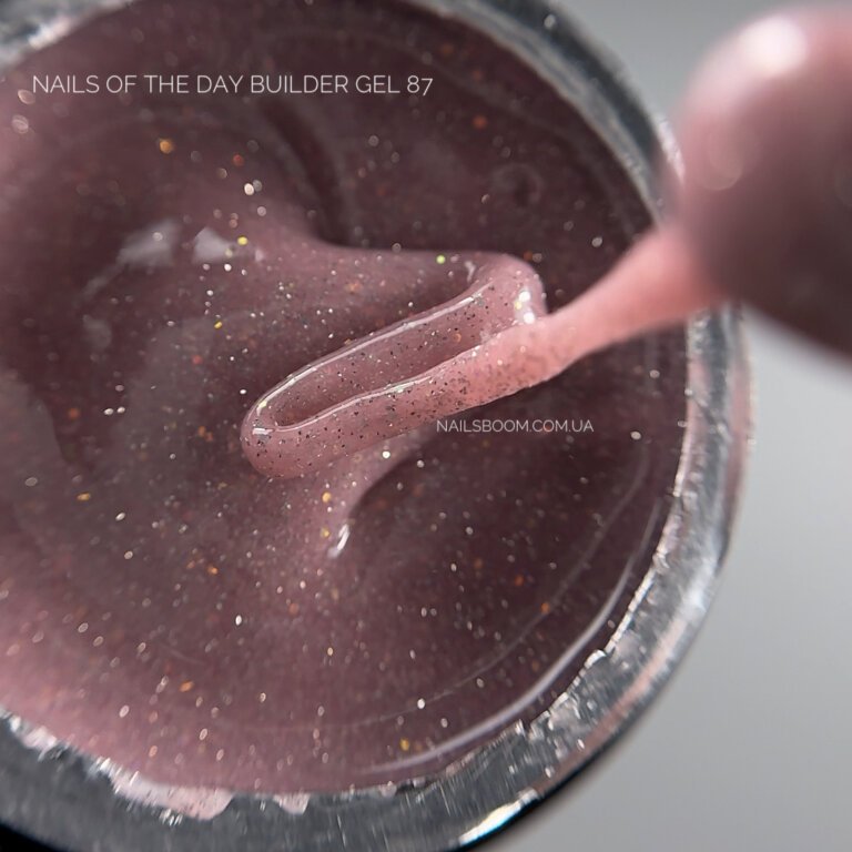 Світловідбиваючий гель NAILS OF THE DAY Builder gel 87, 15 мл