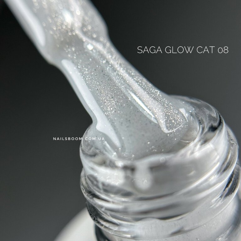 Гель-лак котяче око Saga Glow 08, 10 мл