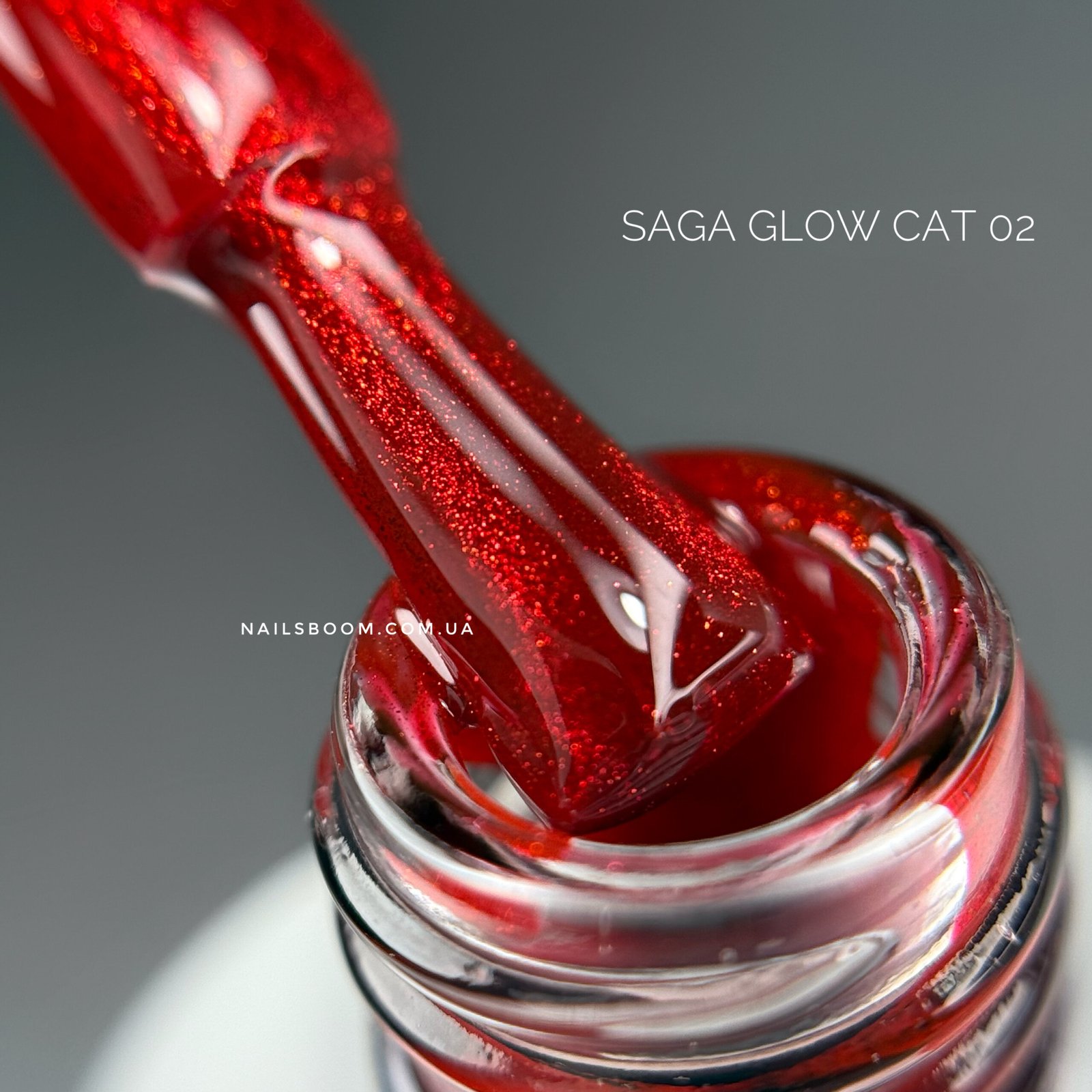 IMG_6498 Гель-лак котяче око Saga Glow 02, 10 мл