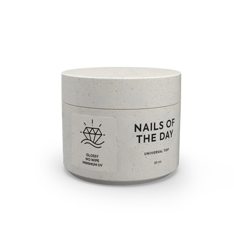 Топ без липкого шару (має помірний УФ фільтр) NAILS OF THE DAY Universal top, 30 мл
