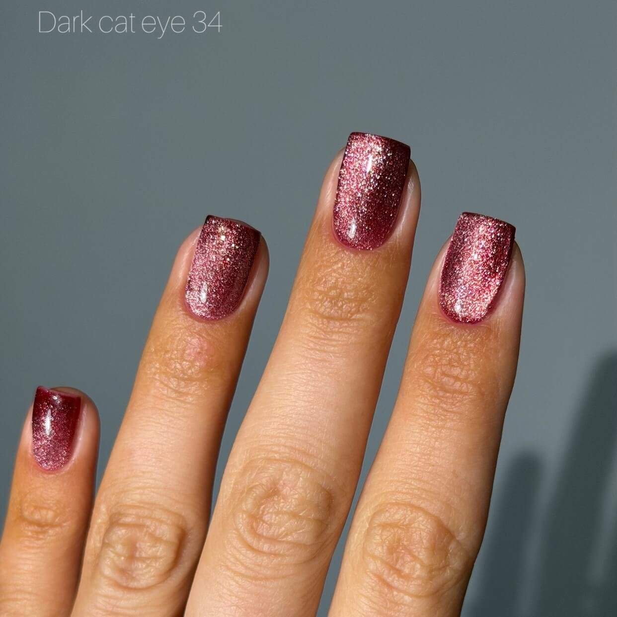 Гель-лак котяче око Dark Cat Eye 34, 6 мл