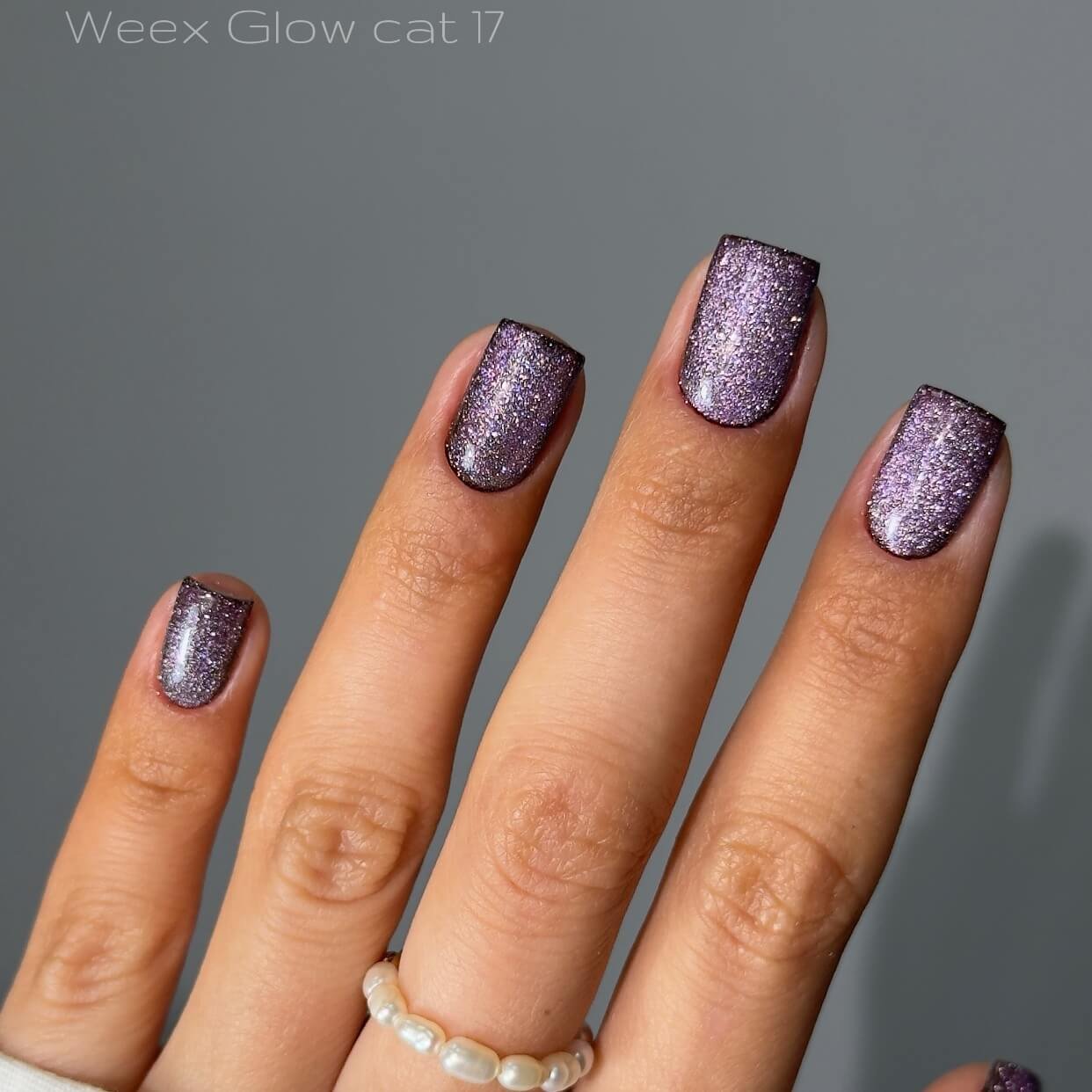 Світловідбиваючий гель-лак котяче око WEEX Glow Cat 17, 11 мл
