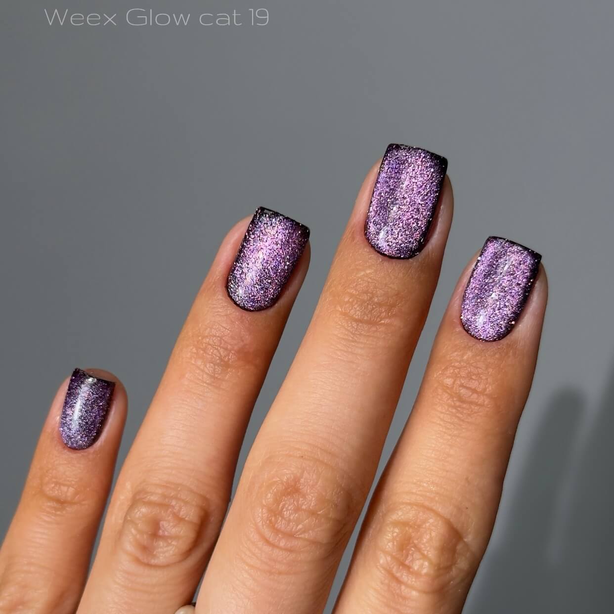 Світловідбиваючий гель-лак котяче око WEEX Glow Cat 19, 11 мл