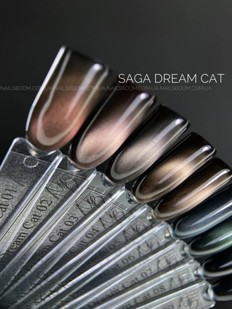 IMG_0757 Гель-лак котяче око Saga Professional Dream cat eye 04, 10 мл