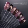 Гель-лак котяче око Saga Professional Amber 06, 10 мл