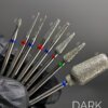 Фреза алмазна DARK 113, шар 040, червоний комірець
