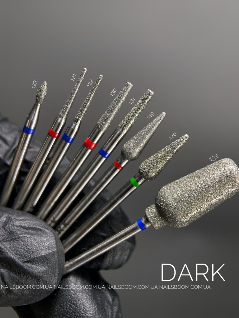 Фреза алмазна DARK 113, шар 040, червоний комірець