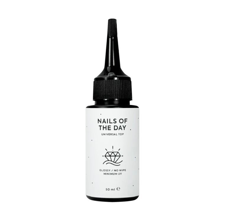 Топ без липкого шару (має помірний УФ фільтр) NAILS OF THE DAY Universal top, 50 мл