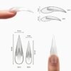 Screenshot Верхні форми ADORE PROFESSIONAL Dual Nail Forms (Type 7) – cat’s claw, 120 шт