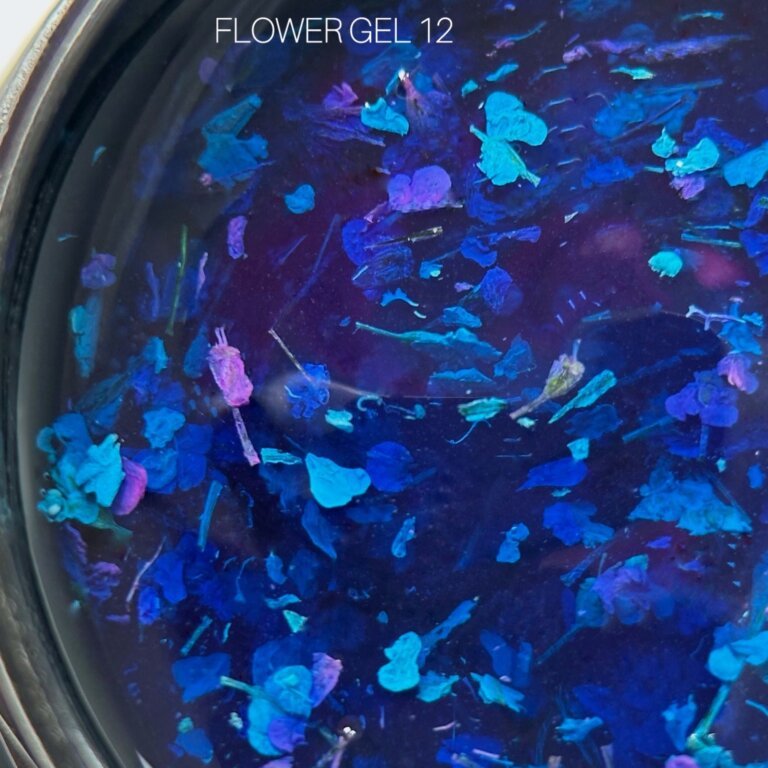 Гель-лак з сухоцвітами Saga Flower 12, 5 мл