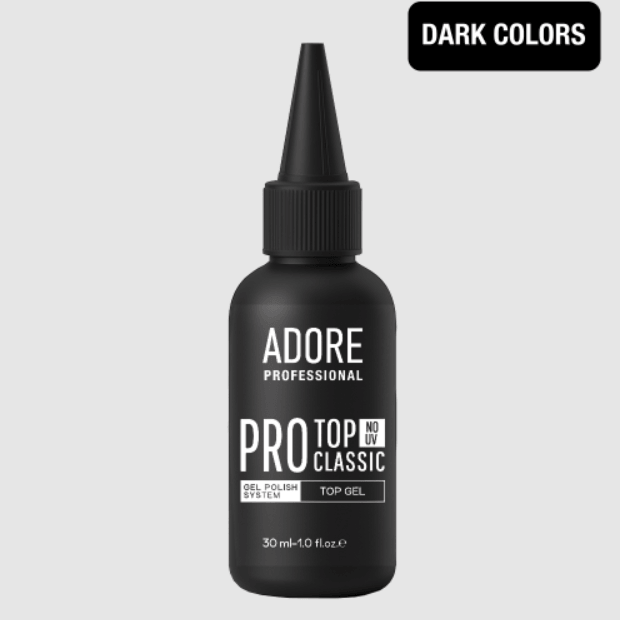 Снимок экрана 2026-03-13 154045 Топ без липкого шару (без УФ фільтрів) ADORE PROFESSIONAL PRO Classic Top, 30 мл