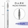 Фреза алмазна DARK торнадо 2,3*10, синій комірець
