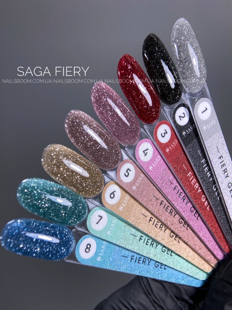 IMG_4427 Світловідбиваючий гель-лак Saga Fiery 21, 10 мл