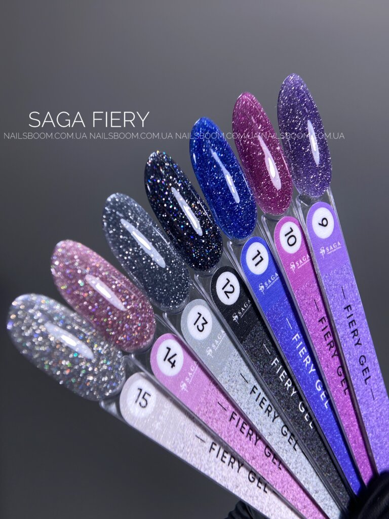 IMG_4429 Світловідбиваючий гель-лак Saga Fiery 21, 10 мл