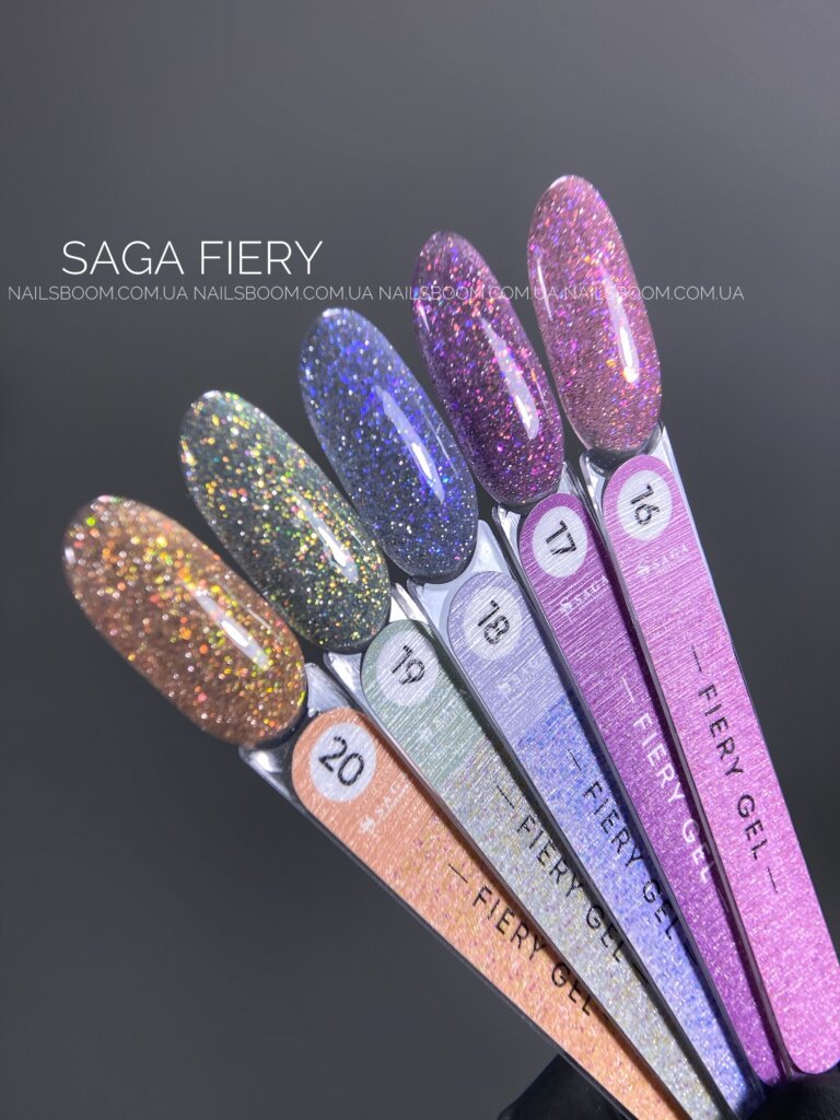 IMG_4432 Світловідбиваючий гель-лак Saga Fiery 21, 10 мл