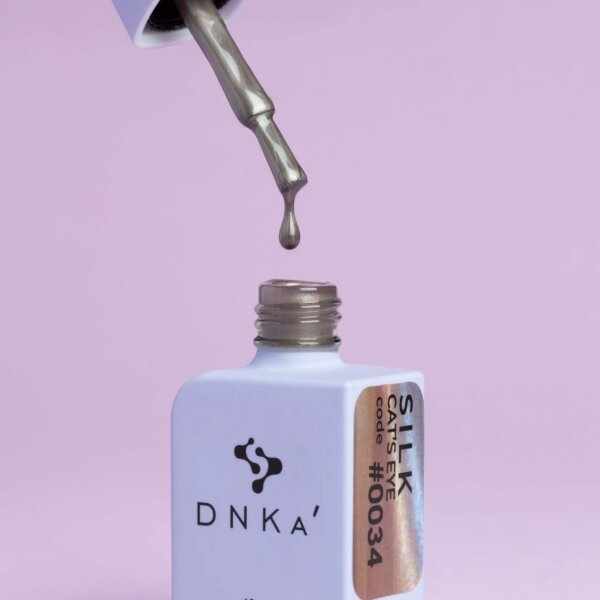 IMG_5734 Гель-лак котяче око DNKa’ Gel Polish Color Silk Cat Eye №0034, 7 мл