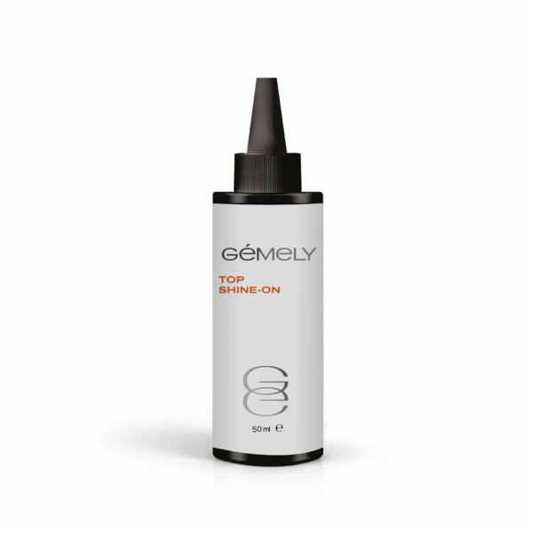 01_jar_tip_50ml (1) Топ без липкого шару ( з УФ-фільтром) GEMELY Top Shine-On, 50 мл