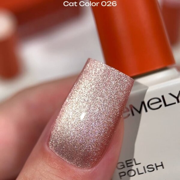 Гель-лак котяче око GEMELY Cat Color 026, 6 мл