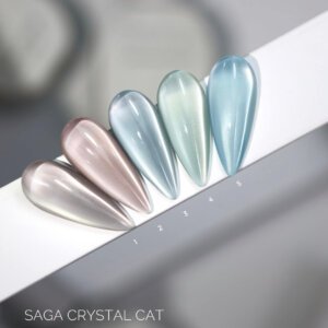 Гель-лак котяче око Saga Professional Crystal cat eye 05, 10 мл