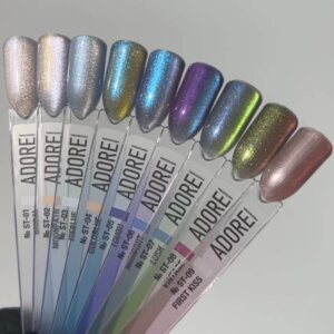 Гель-лак котяче око ADORE PROFESSIONAL Satin Cat Eye ST-07, 12 мл