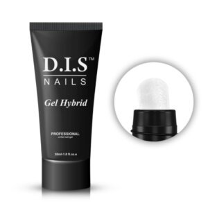 Полігель D.I.S nails Hybrid gel №12, 30 мл (білий)