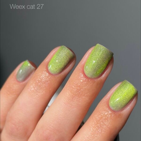 Гель-лак котяче око WEEX Cat 27, 11 мл