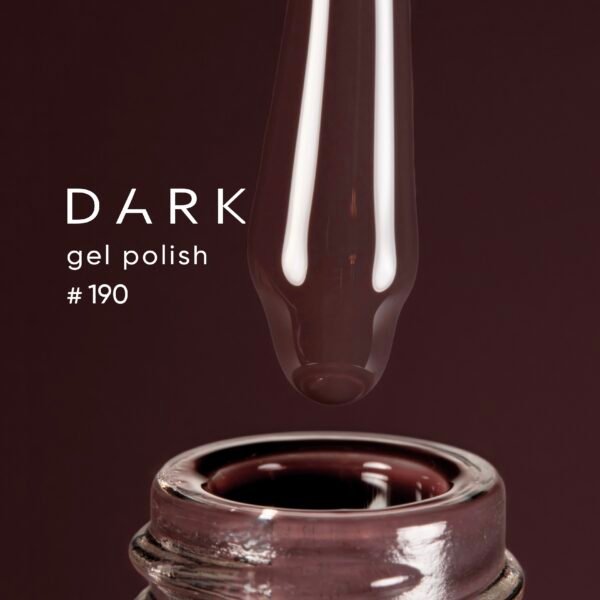 Гель-лак DARK gel polish (New Collection) 190, 10 мл
