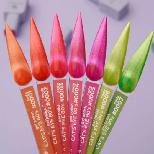 Гель-лак котяче око DNKa’ Gel Polish Color Cat 80's 0003, 7 мл